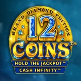 12 Coins Grand Diamond Edition logo – Slots by Wazdan at HugoBets Casino