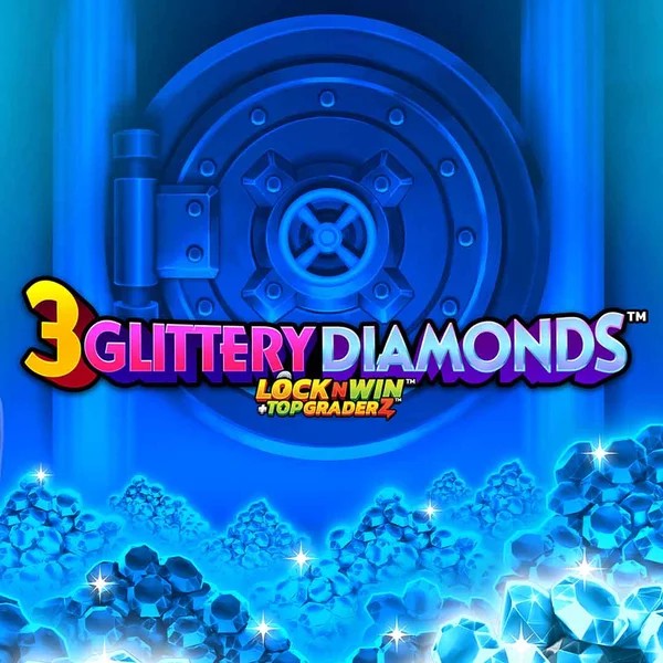 Play 3 Glittery Diamonds slot by PearFiction Studios on hugobetsbe.com