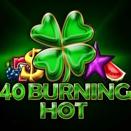 40 Burning Hot slot visual from Amusnet Interactive available on hugobetsbe.com
