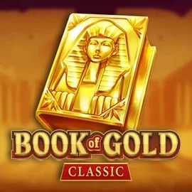 Book of Gold Classic slot logo by Playson at HugoBets Casino