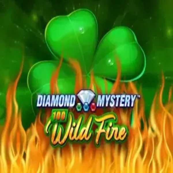 Diamond Mystery 100 Wild Fire slot icon by Greentube, available at HugoBets Casino
