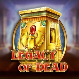 Legacy of Dead slot logo by Play'n GO at HugoBets Casino