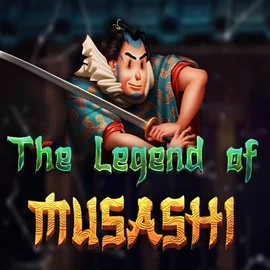 The Legend of Musashi online game logo by Peter & Sons on hugobetsbe.com